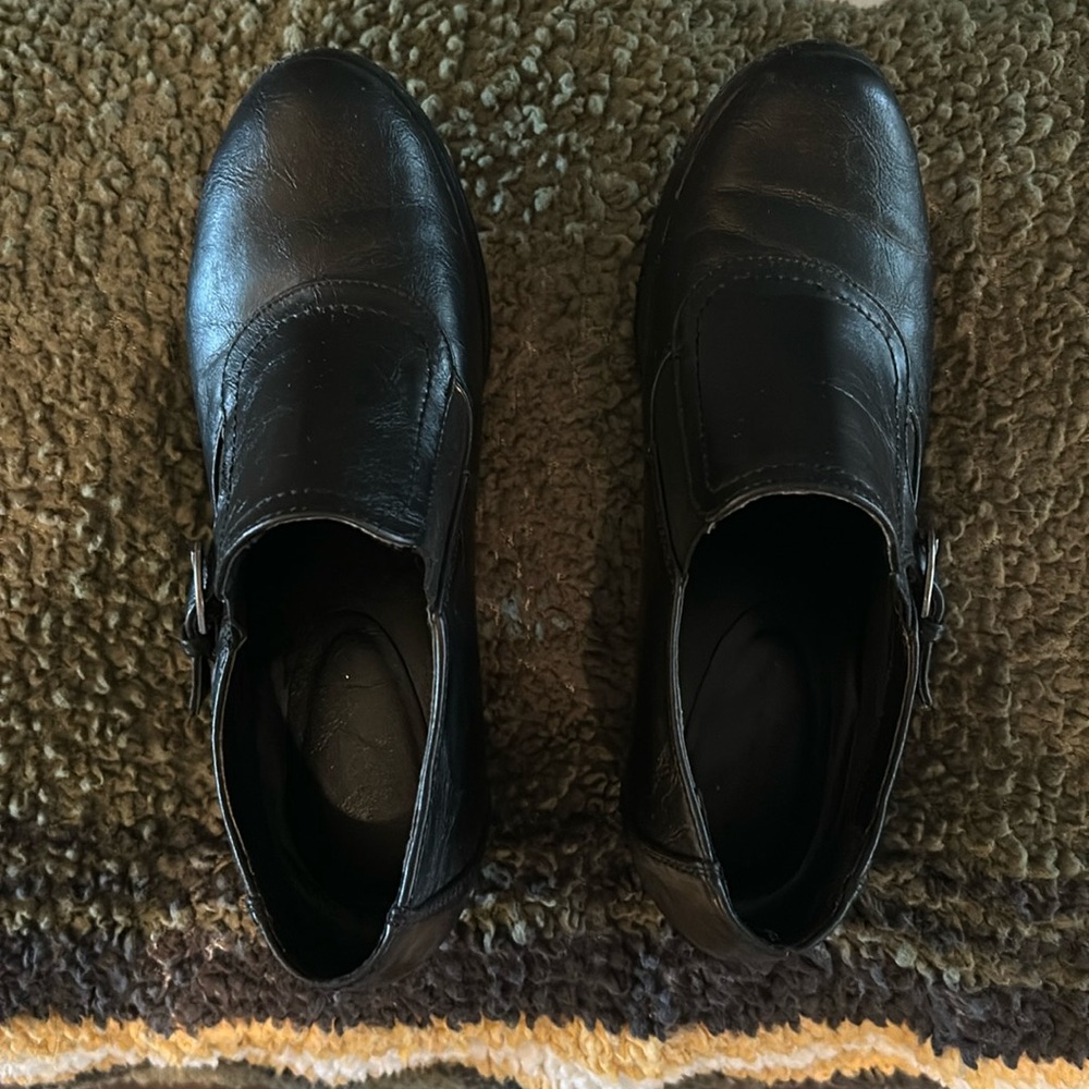 Low Black Ankle Boots